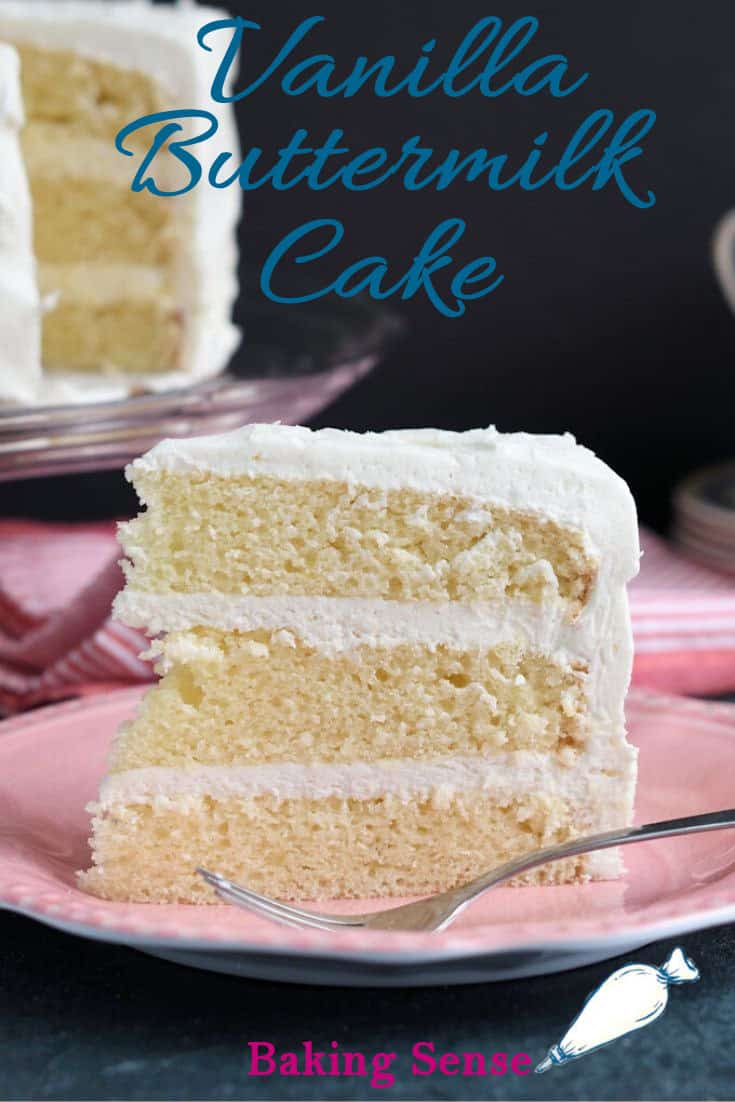 Vanilla Buttermilk Cake Baking Sense®