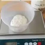 a pinterest image for how to keep a small sourdough starter