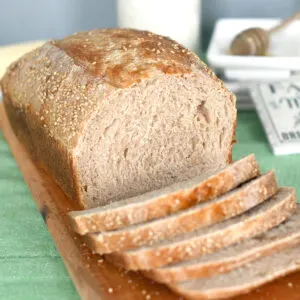 Whole Wheat Sourdough Sandwich Bread