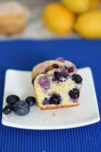 Lemon Blueberry Muffins with Buttermilk