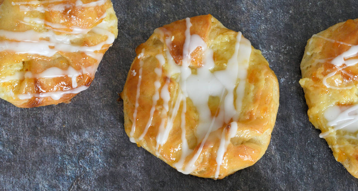 Glazed Cheese Danish