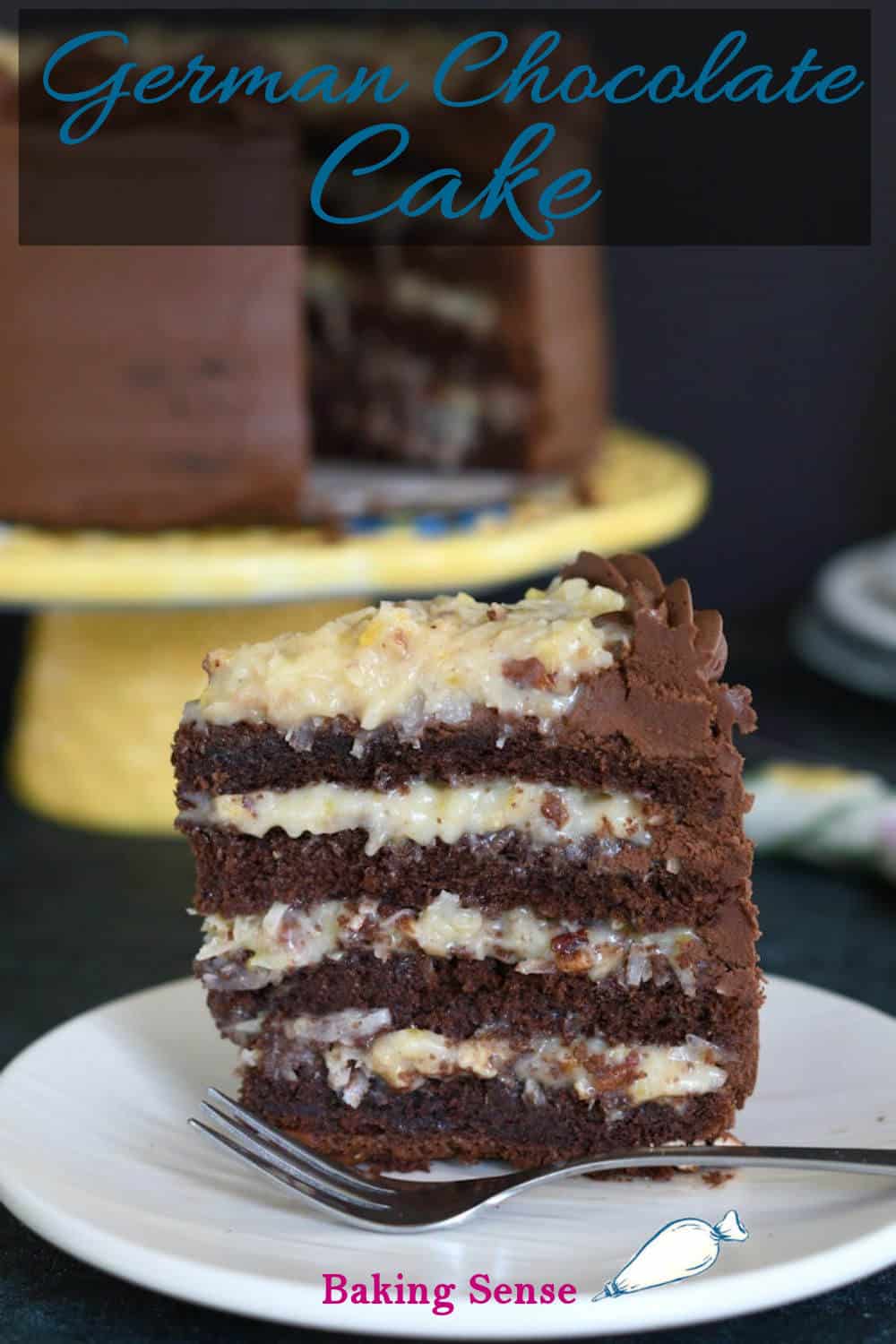 The Best German Chocolate Cake Baking Sense®