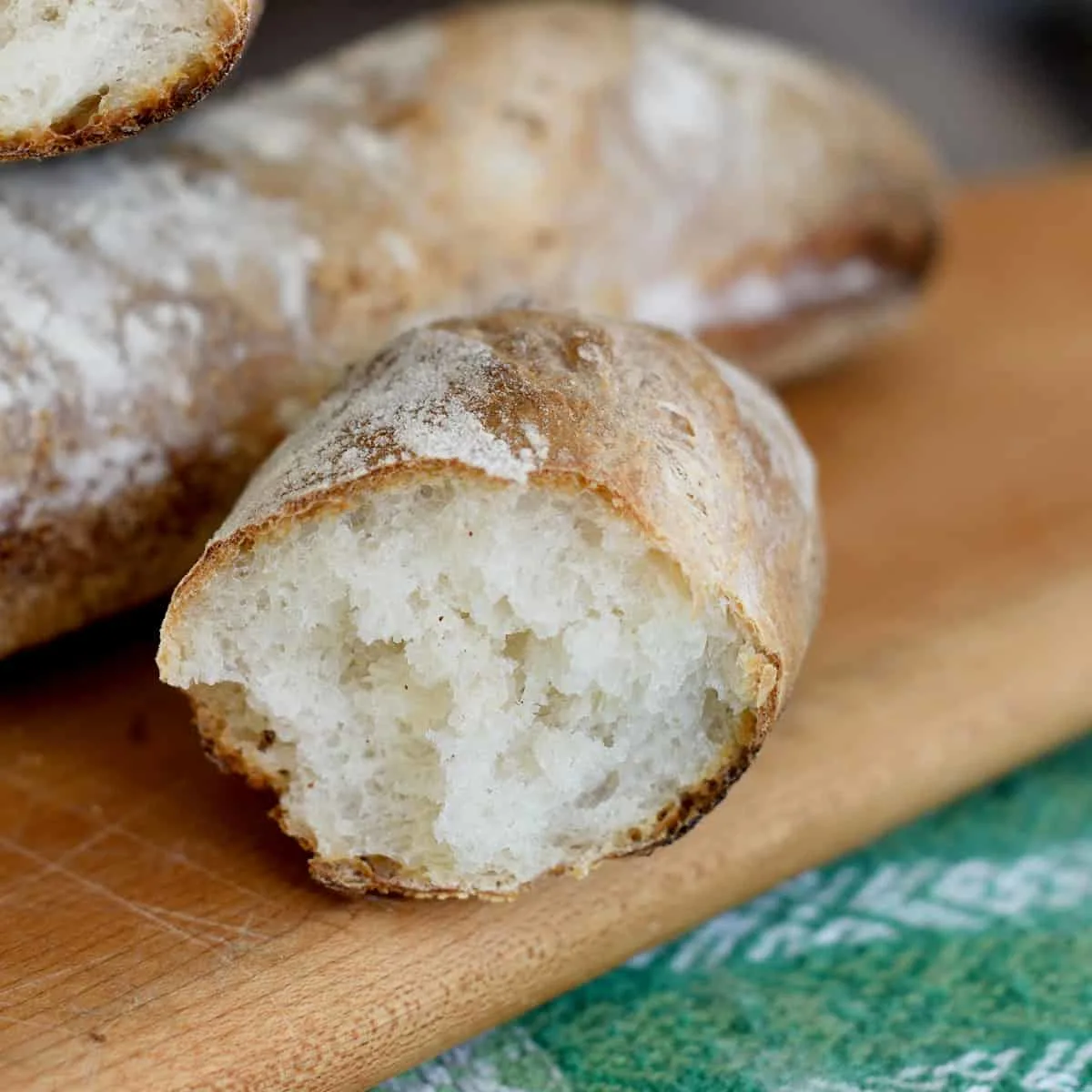 The BEST Sourdough Baguette Recipe - Easy no Knead Method