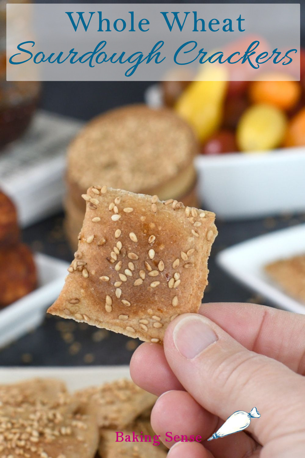 Sourdough Whole Wheat Crackers Baking Sense®