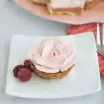 a tart on a plate