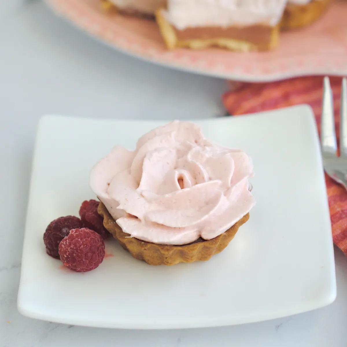 Raspberry Rose Tarts with Video