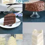 a pinterest image for a collection of buttercream recipes with text overlay