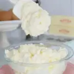 a pinterest image for german buttercream with text overlay