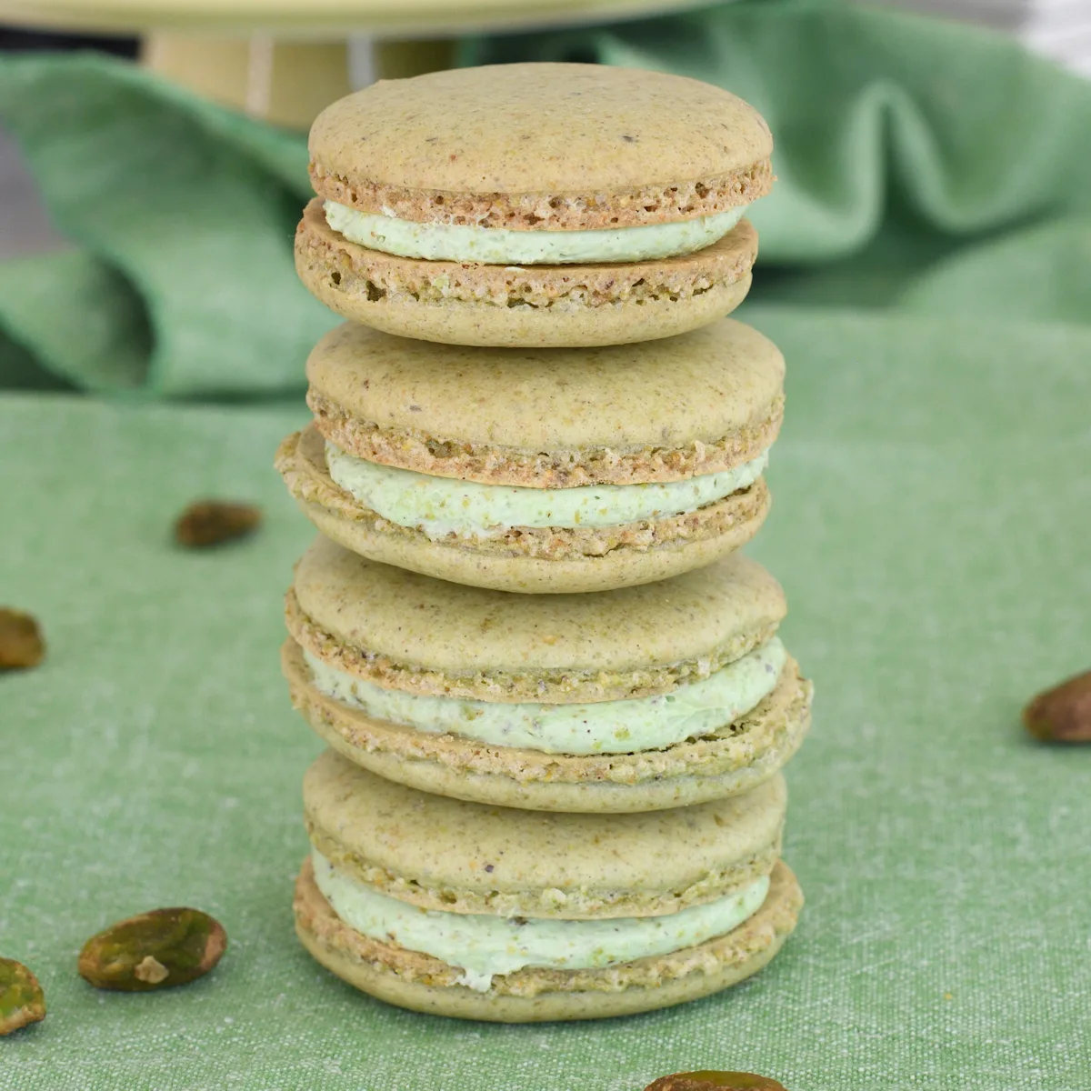 Pistachio Macarons