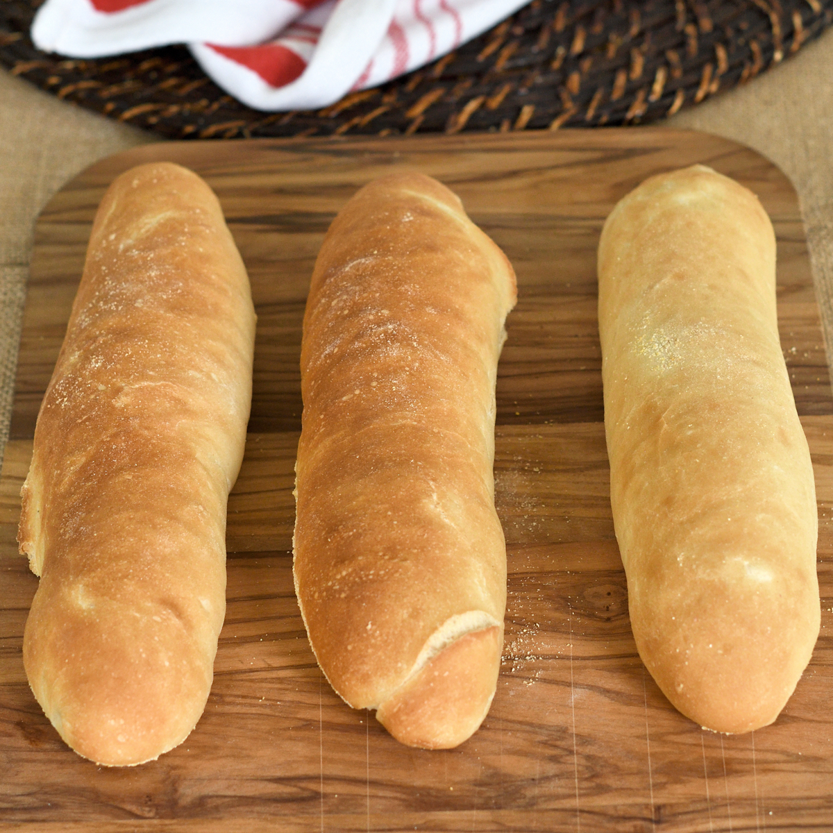 Sourdough Hoagie Rolls