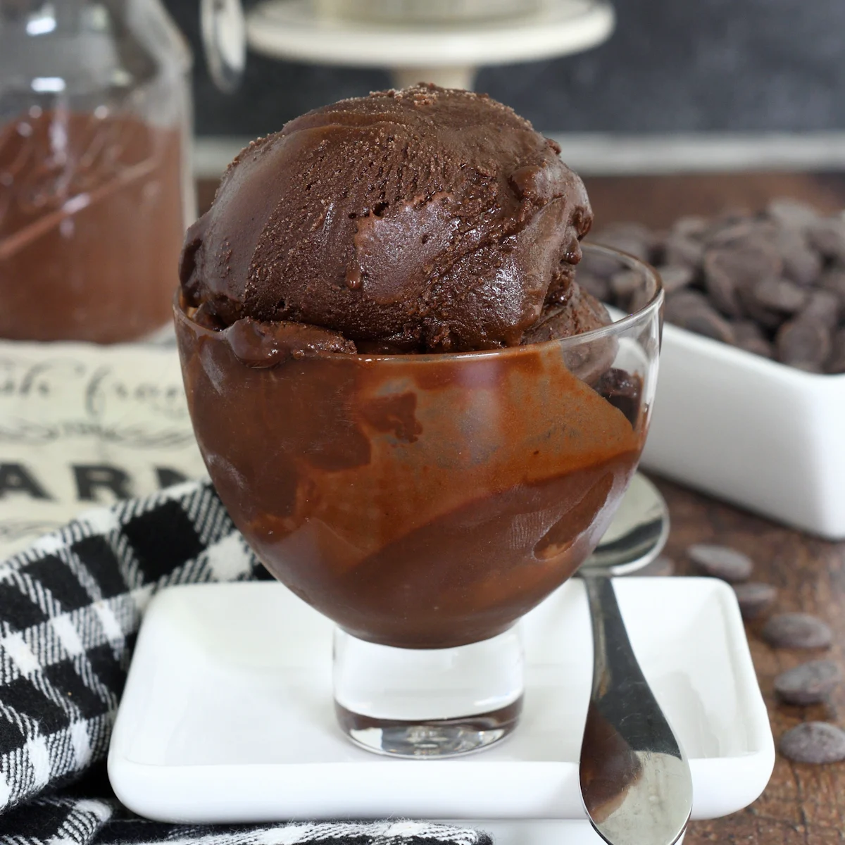 Dark Chocolate Sorbet