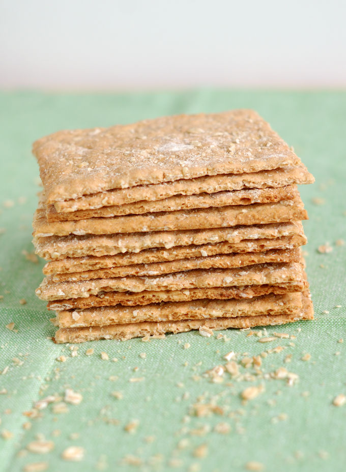 Sourdough Oatmeal Crisps