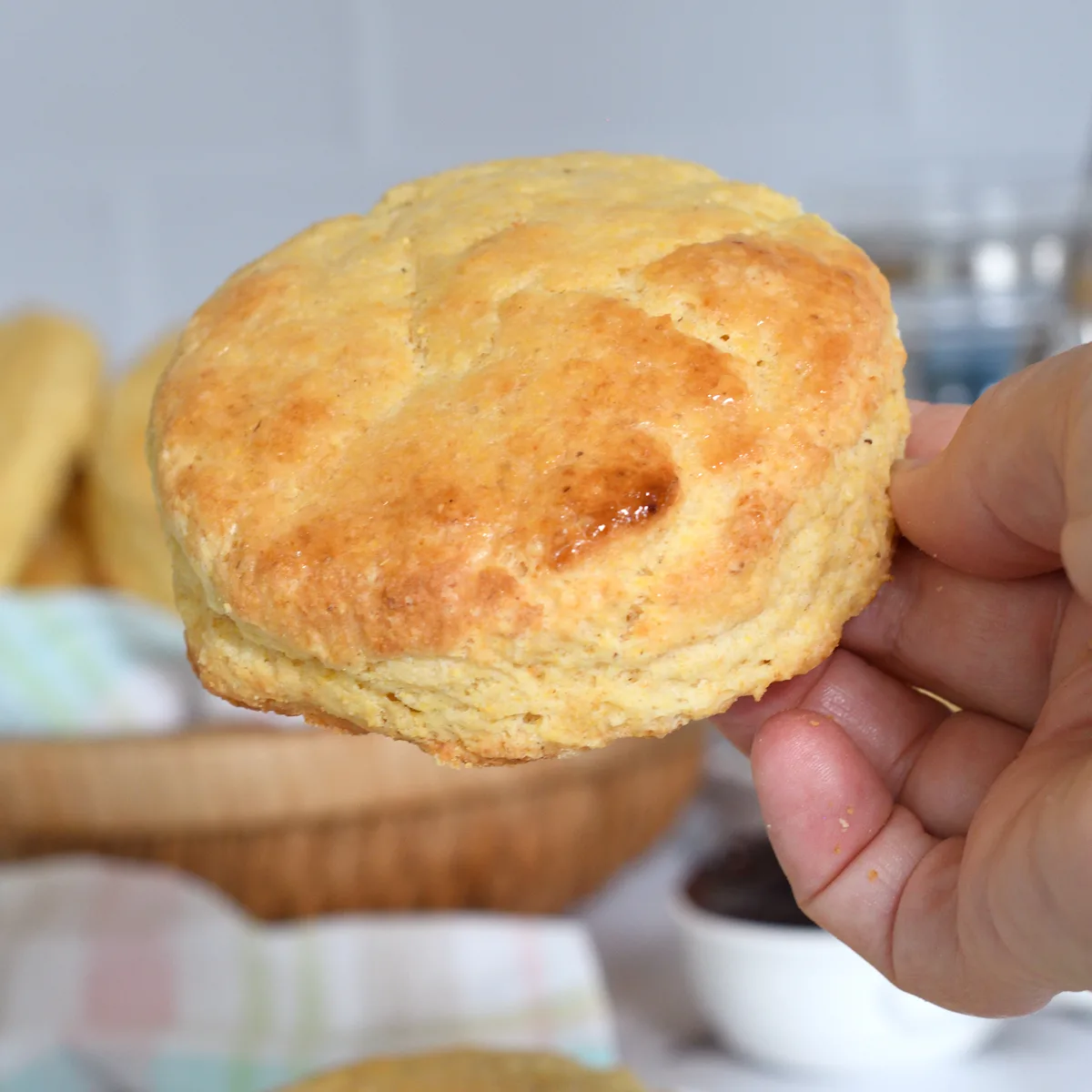 Fluffy Cornmeal Biscuits