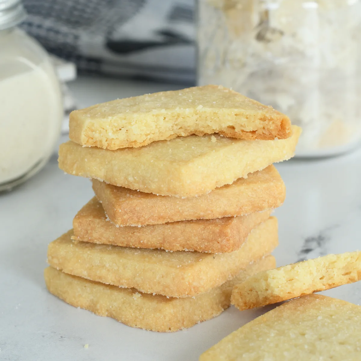 Sourdough Shortbread Cookies