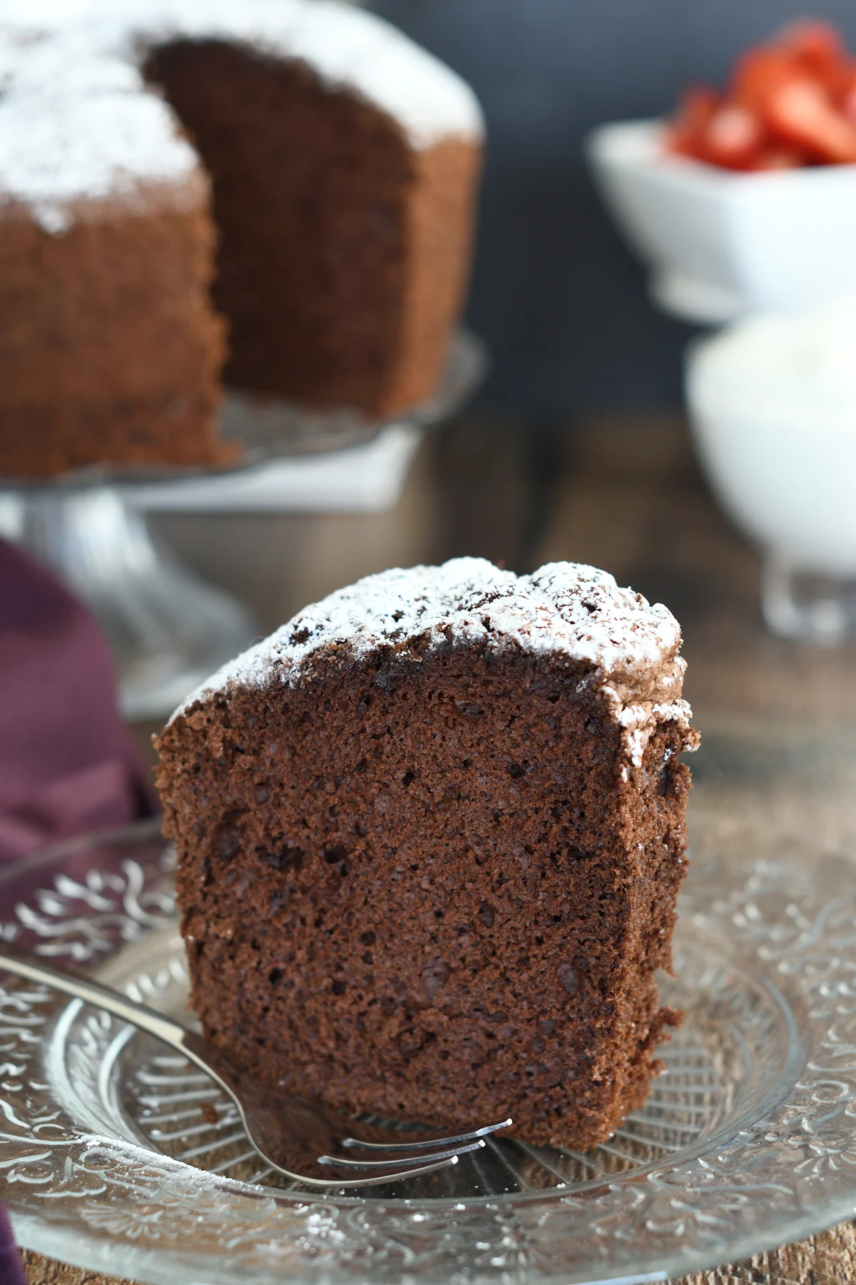 japanese dark pearl chiffon cake | The Domestic Goddess Wannabe