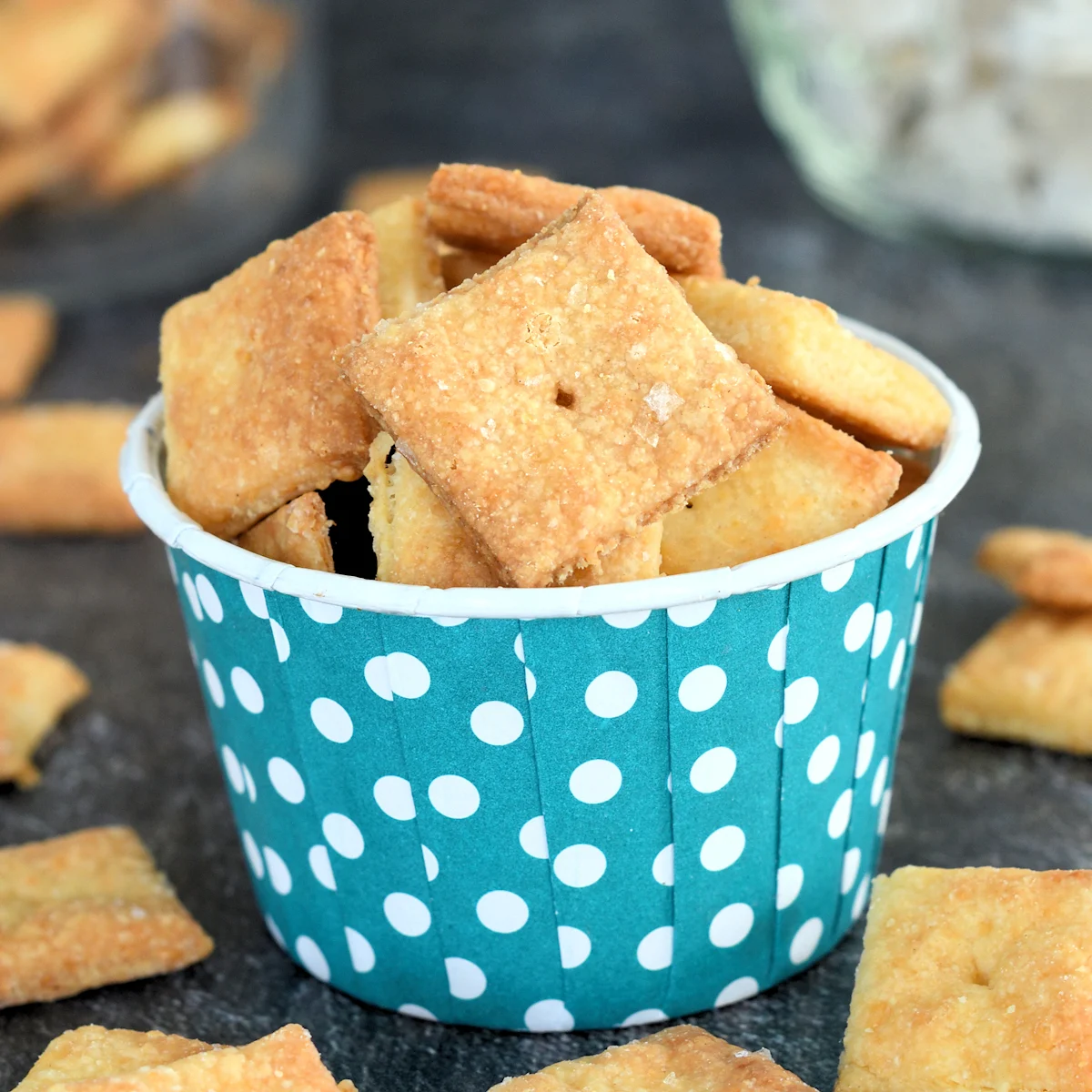 Sourdough Cheese Crackers