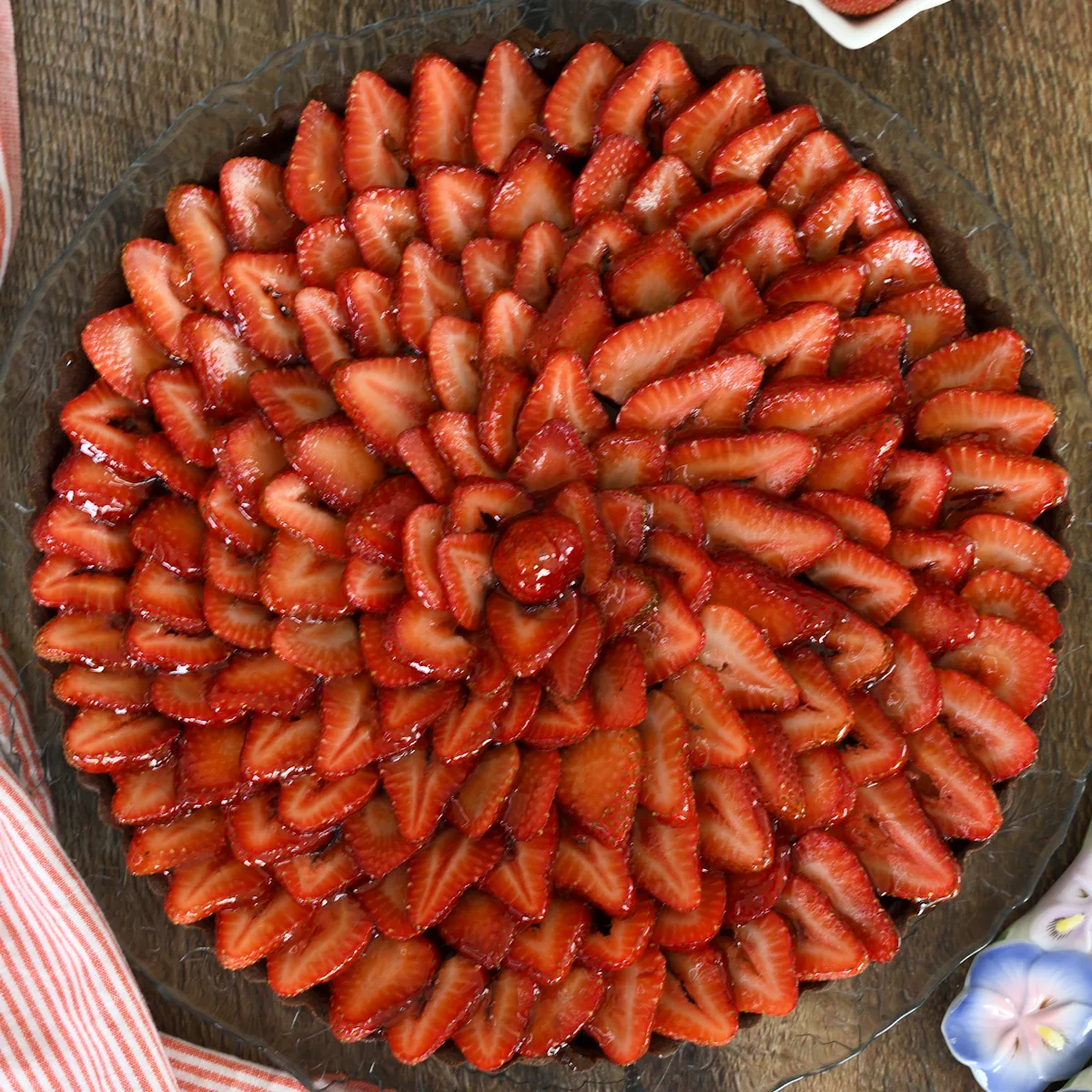 Chocolate Strawberry Tart Recipe