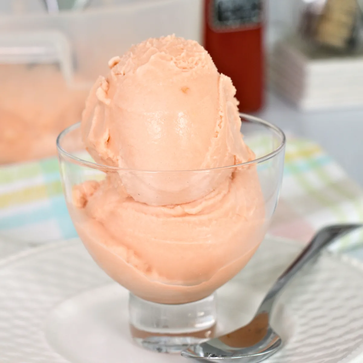 Rhubarb Ice Cream