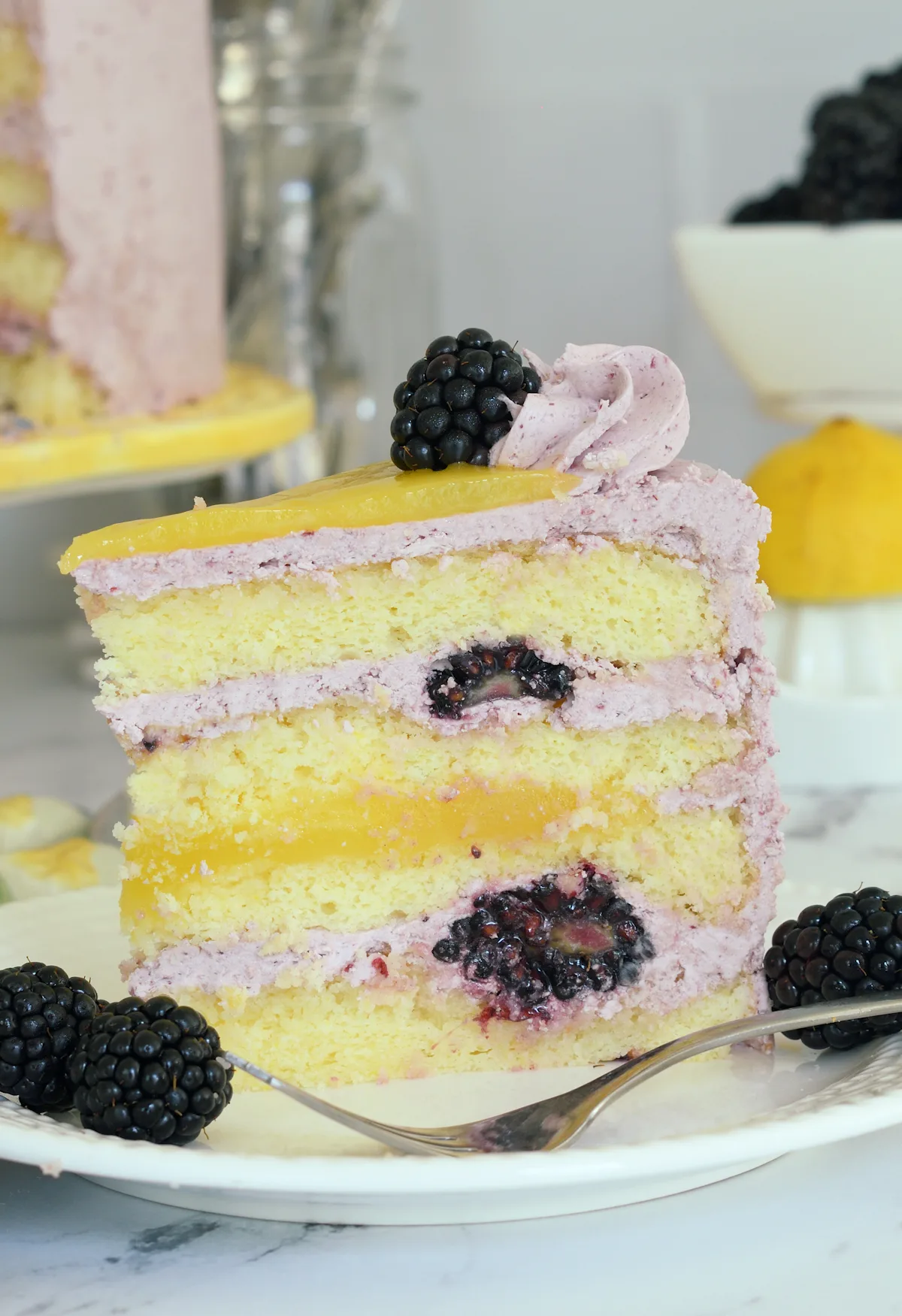 Blackberry Lemon Cake