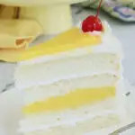 a pinterest image for Pina Colada cake with text overlay