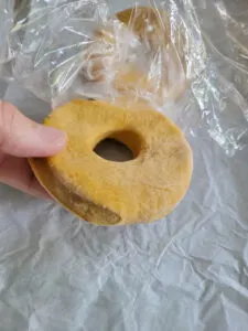 a frozen donut