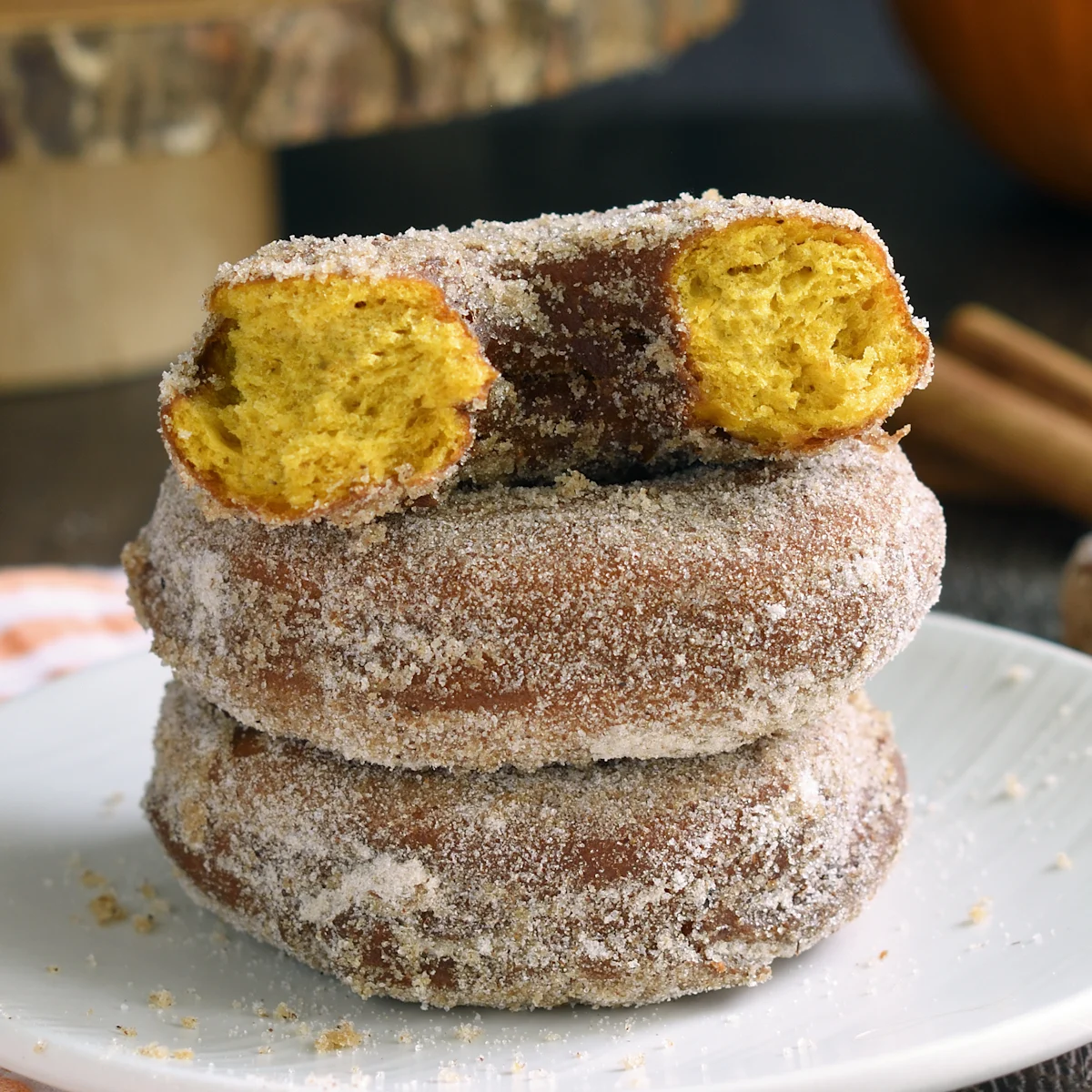 Homemade Pumpkin Donuts