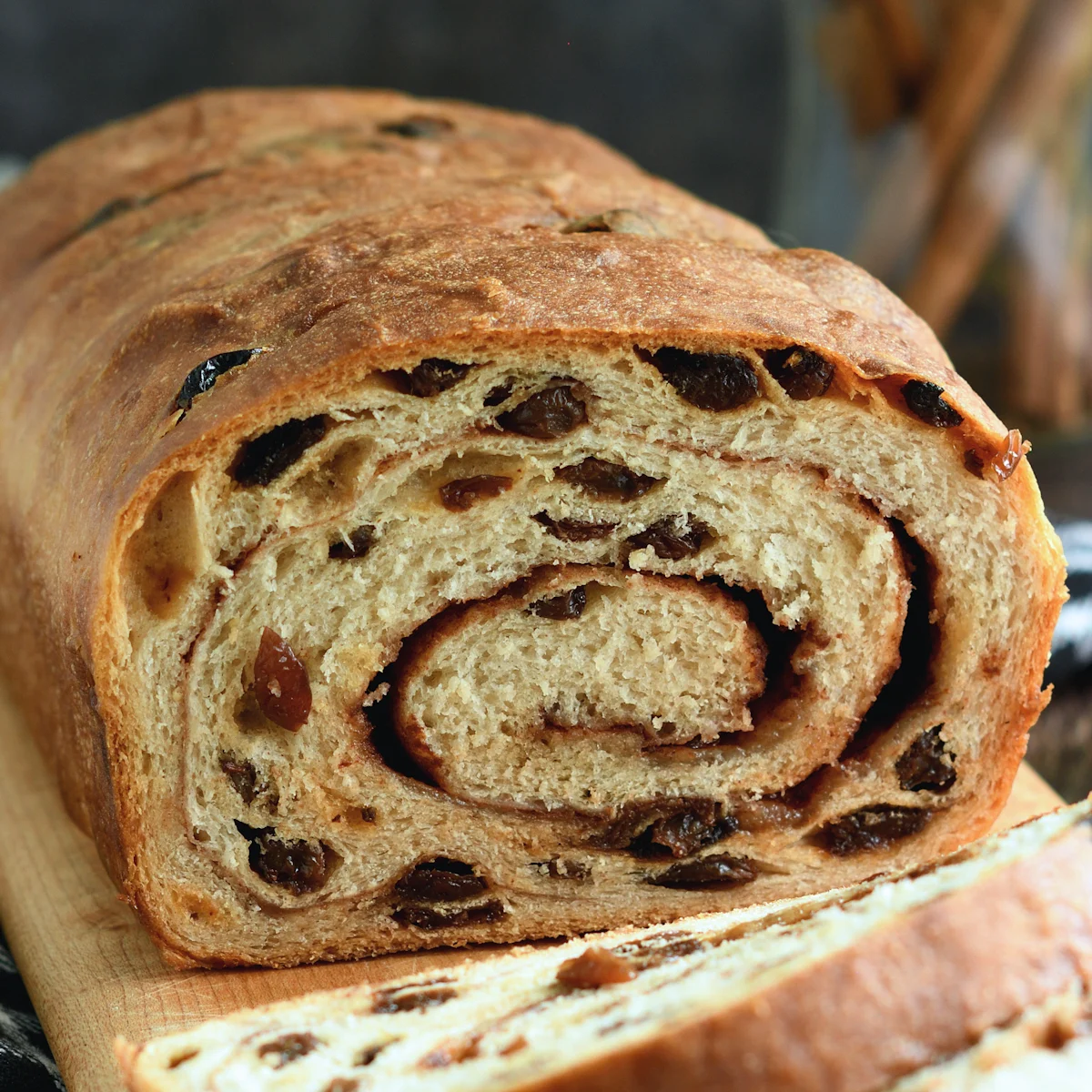 Sourdough Cinnamon Raisin Bread