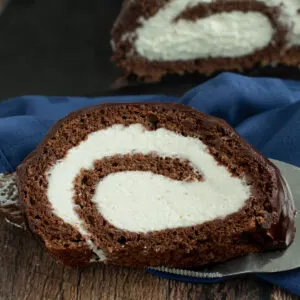 Chocolate Swiss Roll Cake