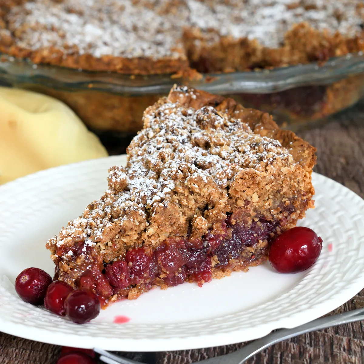 Cranberry Crumb Pie