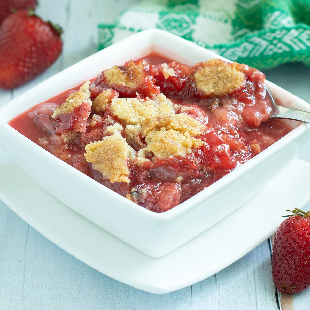 Strawberry Crumble