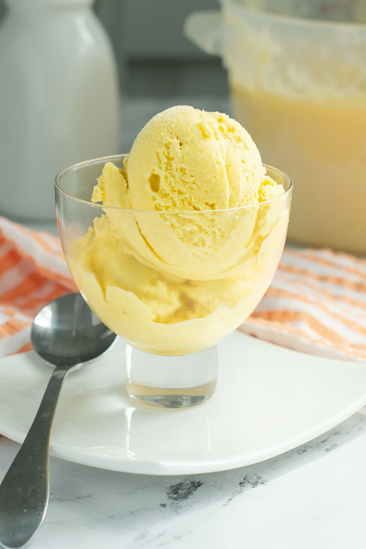 beauty shot mango ice cream.