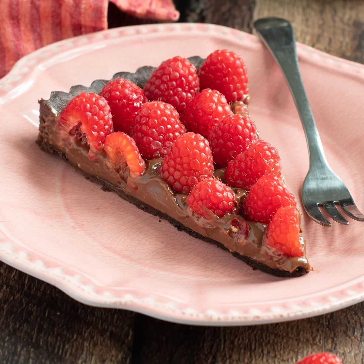 Chocolate Raspberry Tart