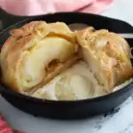 a beauty shot of apple dumpling.