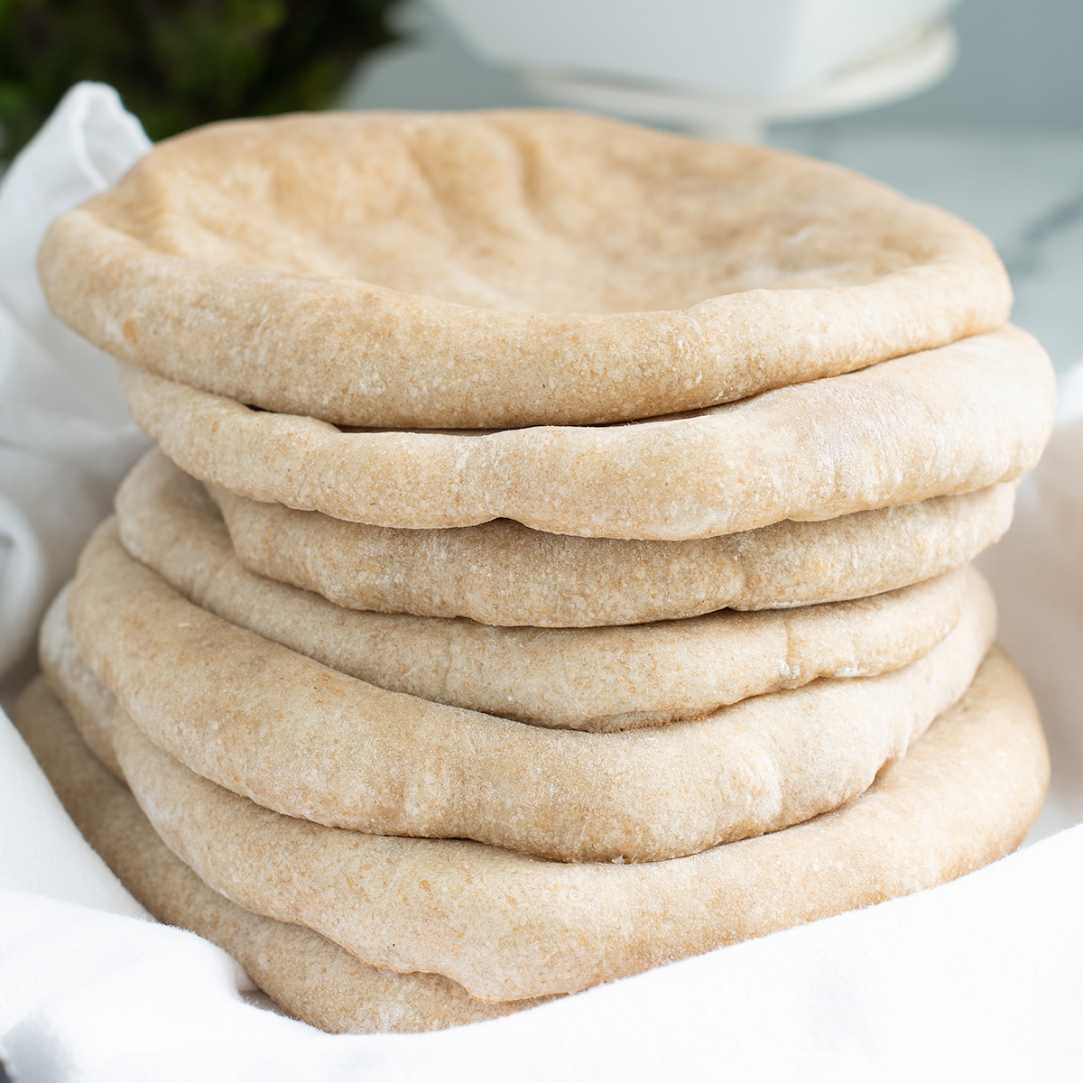 Sourdough Whole Wheat Pita Bread Recipe