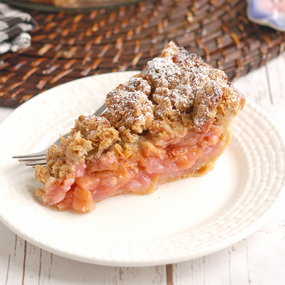 Rhubarb Crumb Pie Recipe