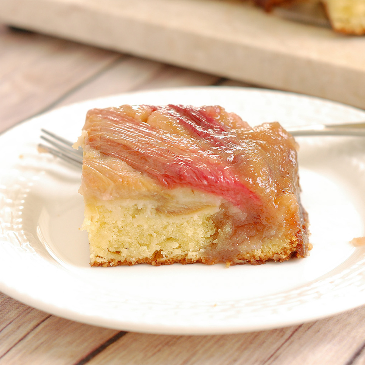 Rhubarb Upside Down Cake Recipe