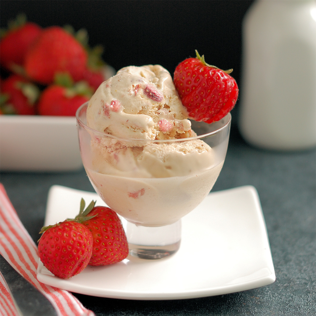 Homemade Strawberry Ice Cream Recipe
