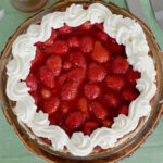 a strawberry pie