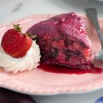 a pinterest image for summer pudding with text overlay.