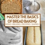 a pinterest image for a bread baking guide with text overlay.