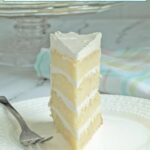 a pinterest image for cake baking guide with text overlay.