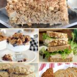 a pinterest image for oat recipe roundup with text overlay.